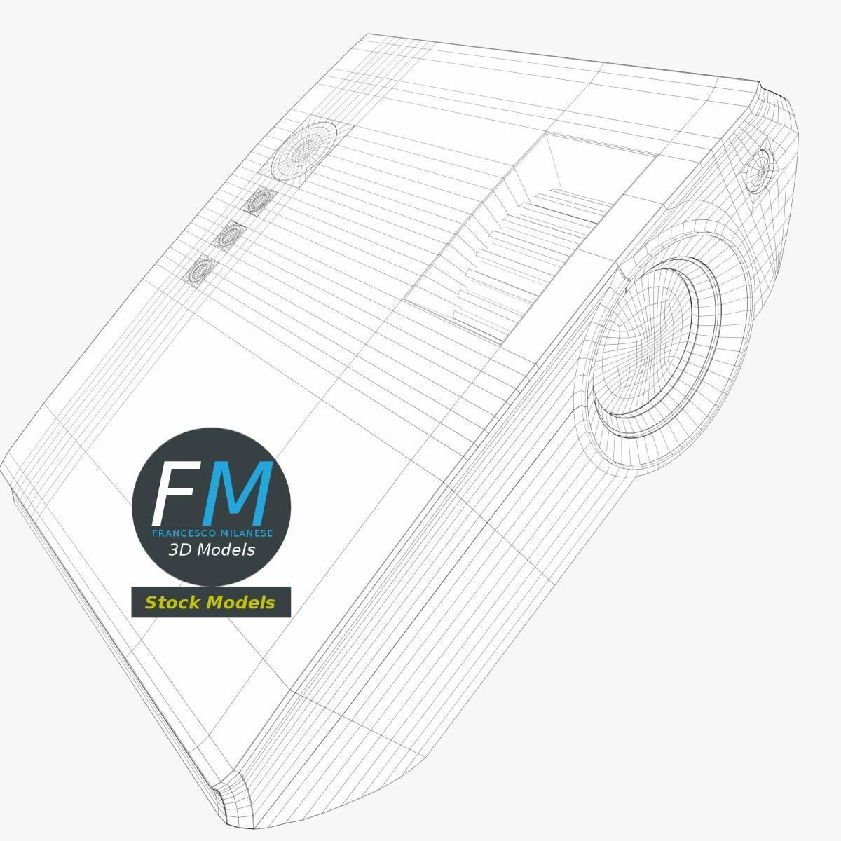 Mini projector 3D model_7