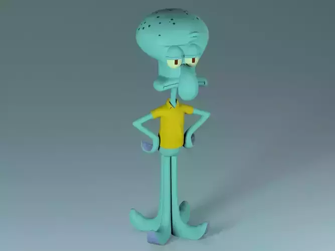 Squidward - Lula Molusco 3D model