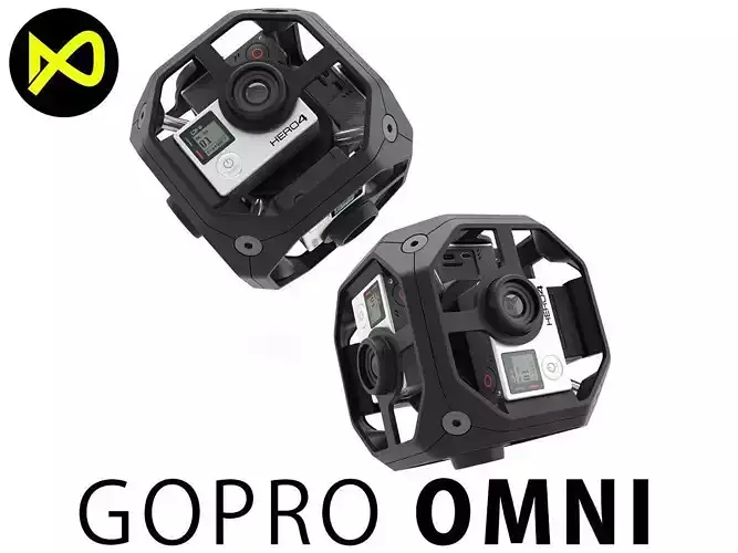 GoPro Omni Sync Rig 360 Camera Spherical 3D model