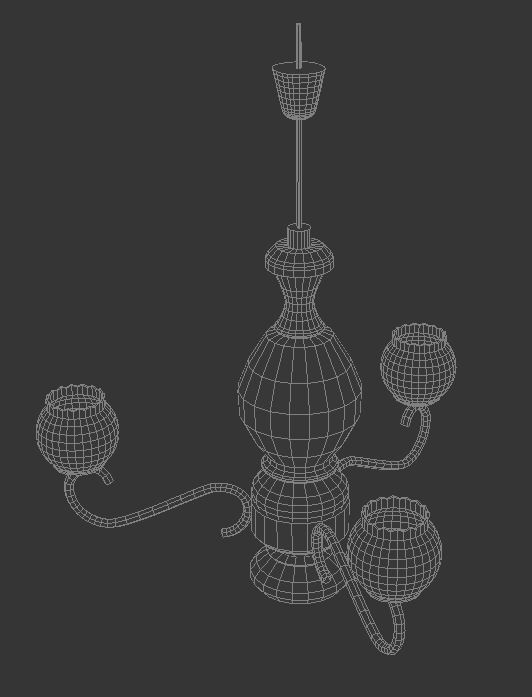lamp ceiling Free 3D model_2