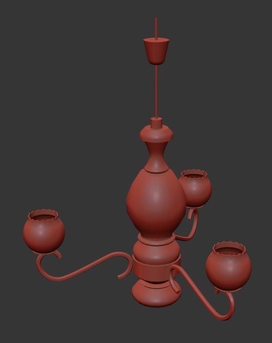 lamp ceiling Free 3D model_0