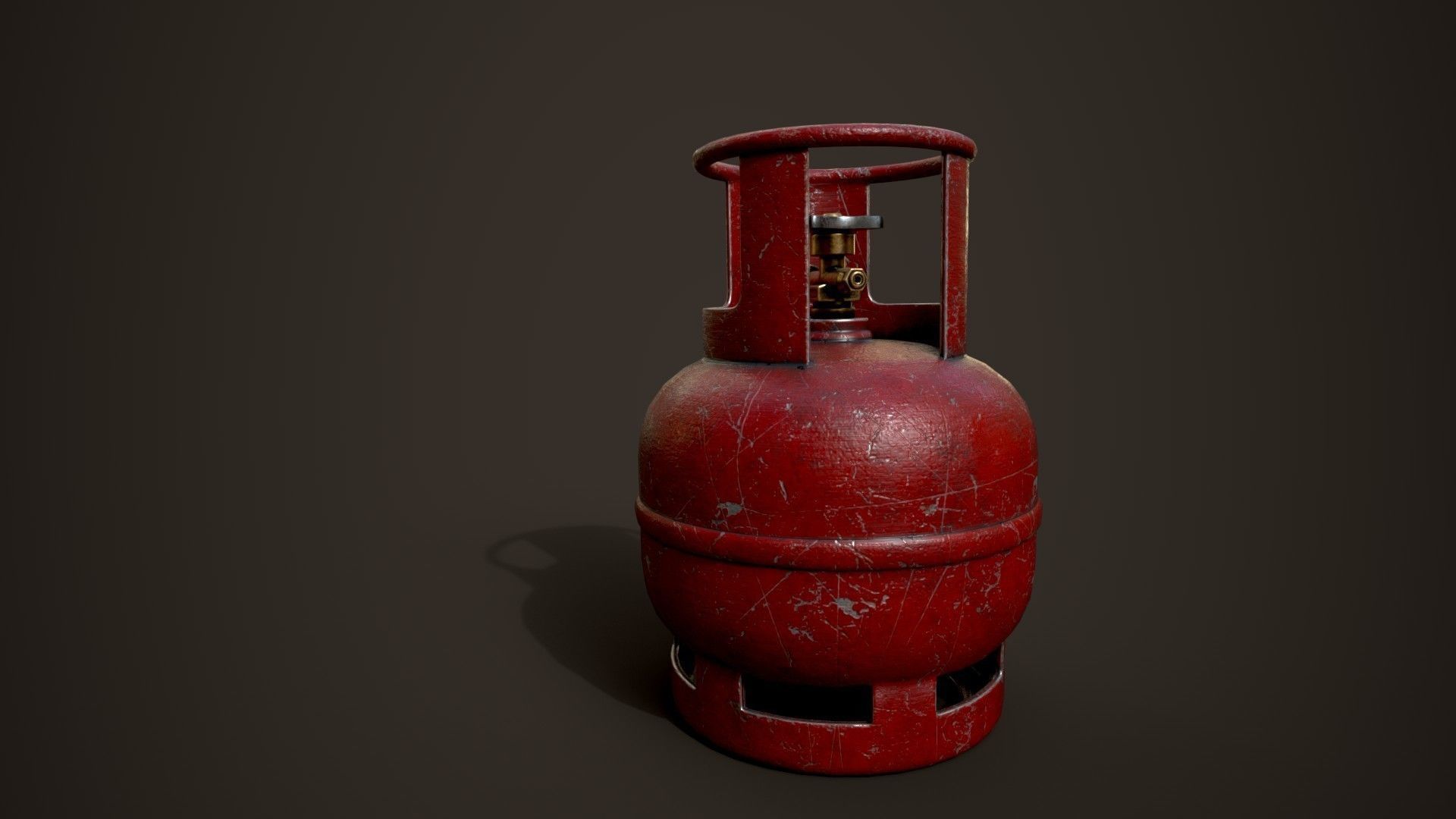 3D model Gas canister VR / AR / lowpoly CGTrader
