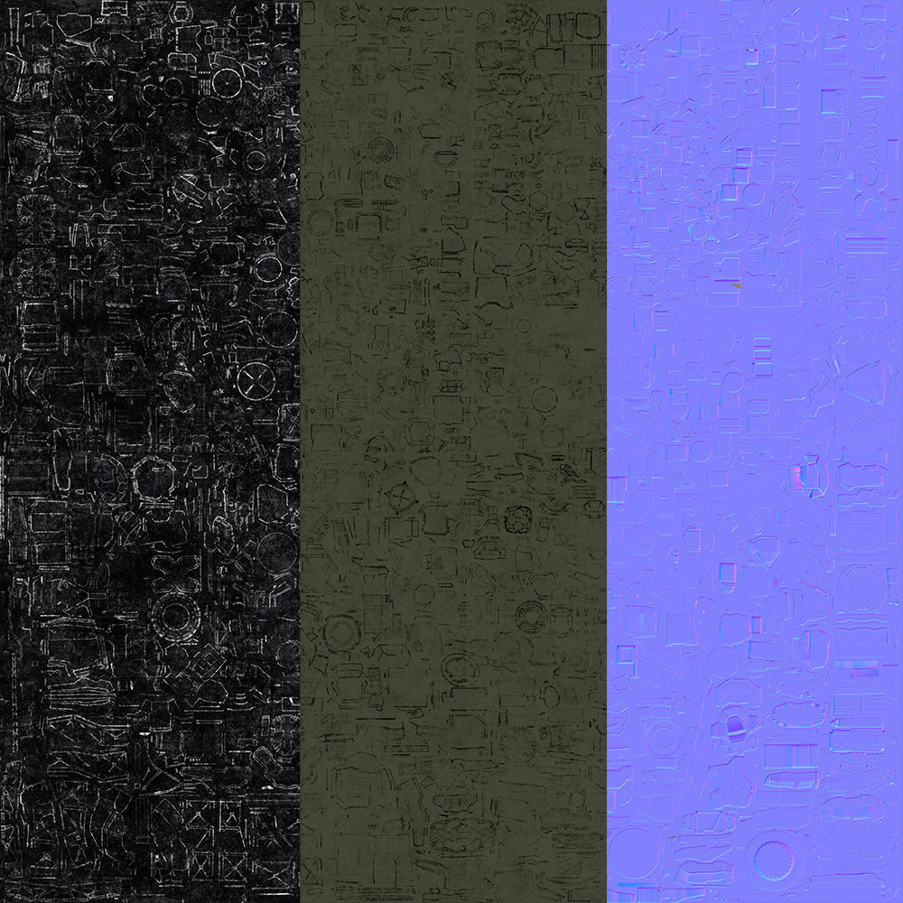 heavy Assault Mech Low-poly 3D model_2