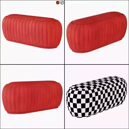 Pouf Mellow 3D model