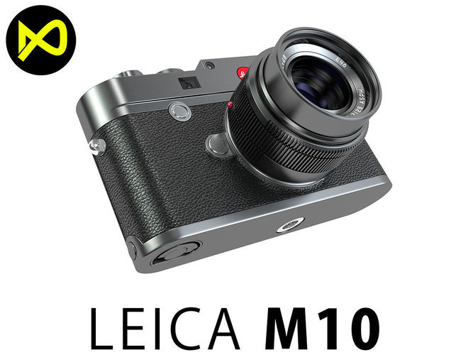 Leica M10 Black Flagship Camera 2017 3D model