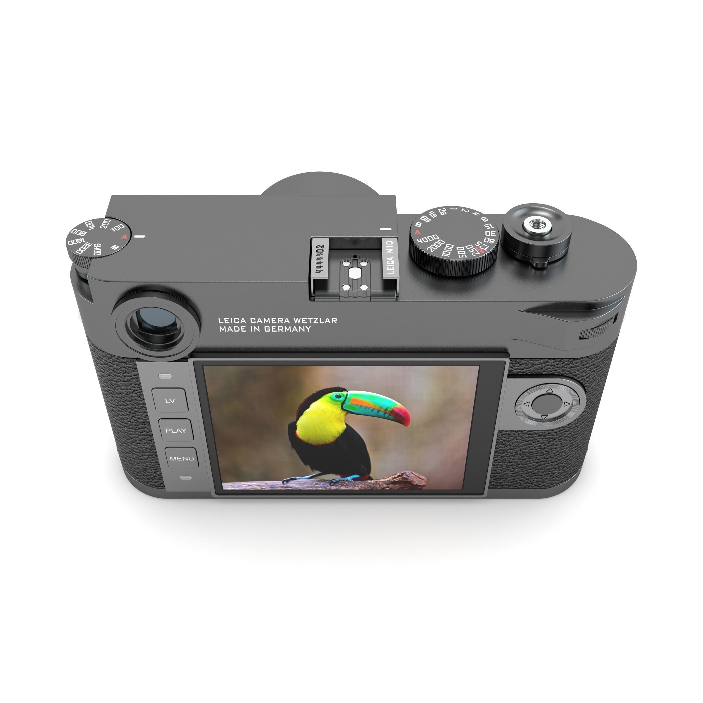 Leica M10 Black Flagship Camera 2017 3D model_4