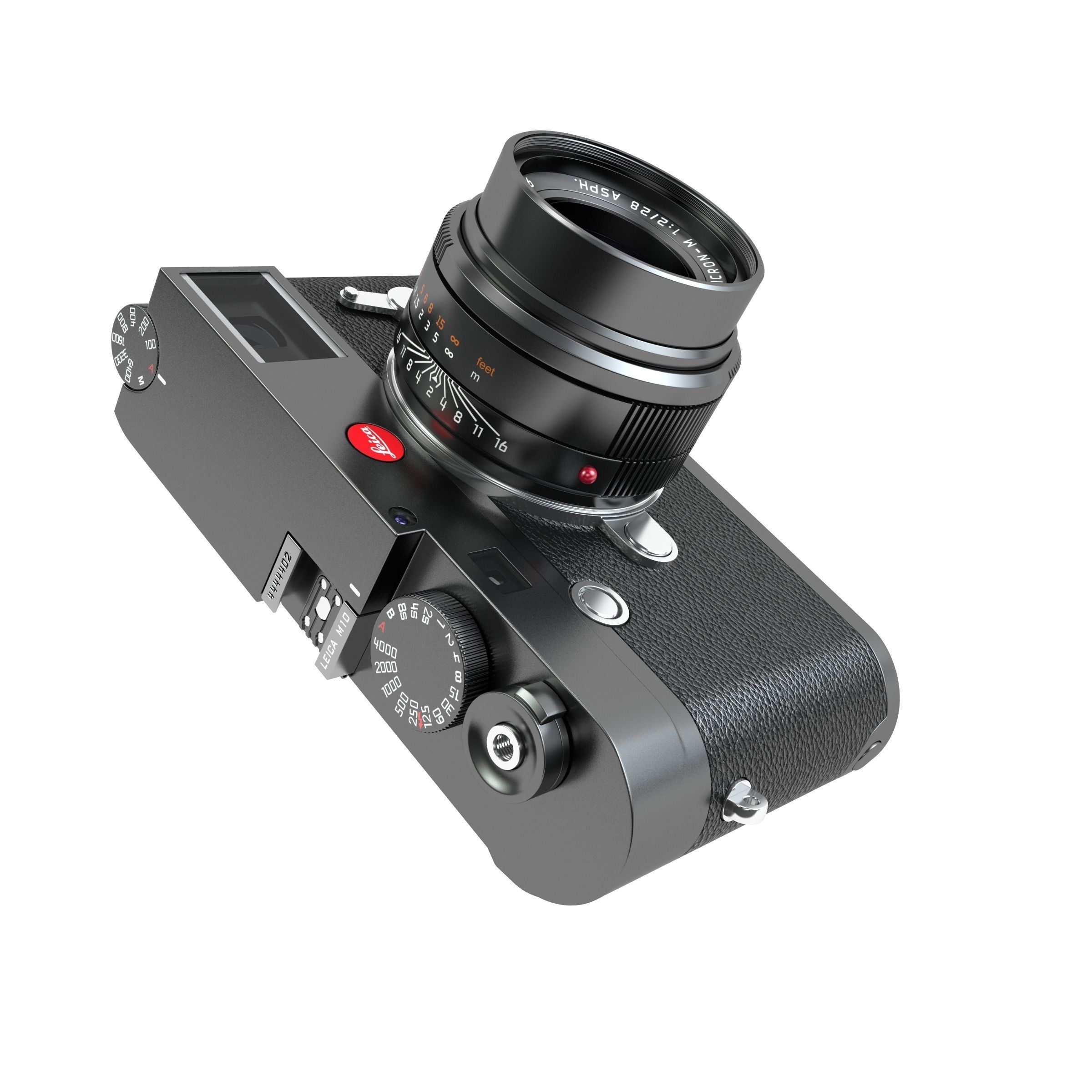 Leica M10 Black Flagship Camera 2017 3D model_12