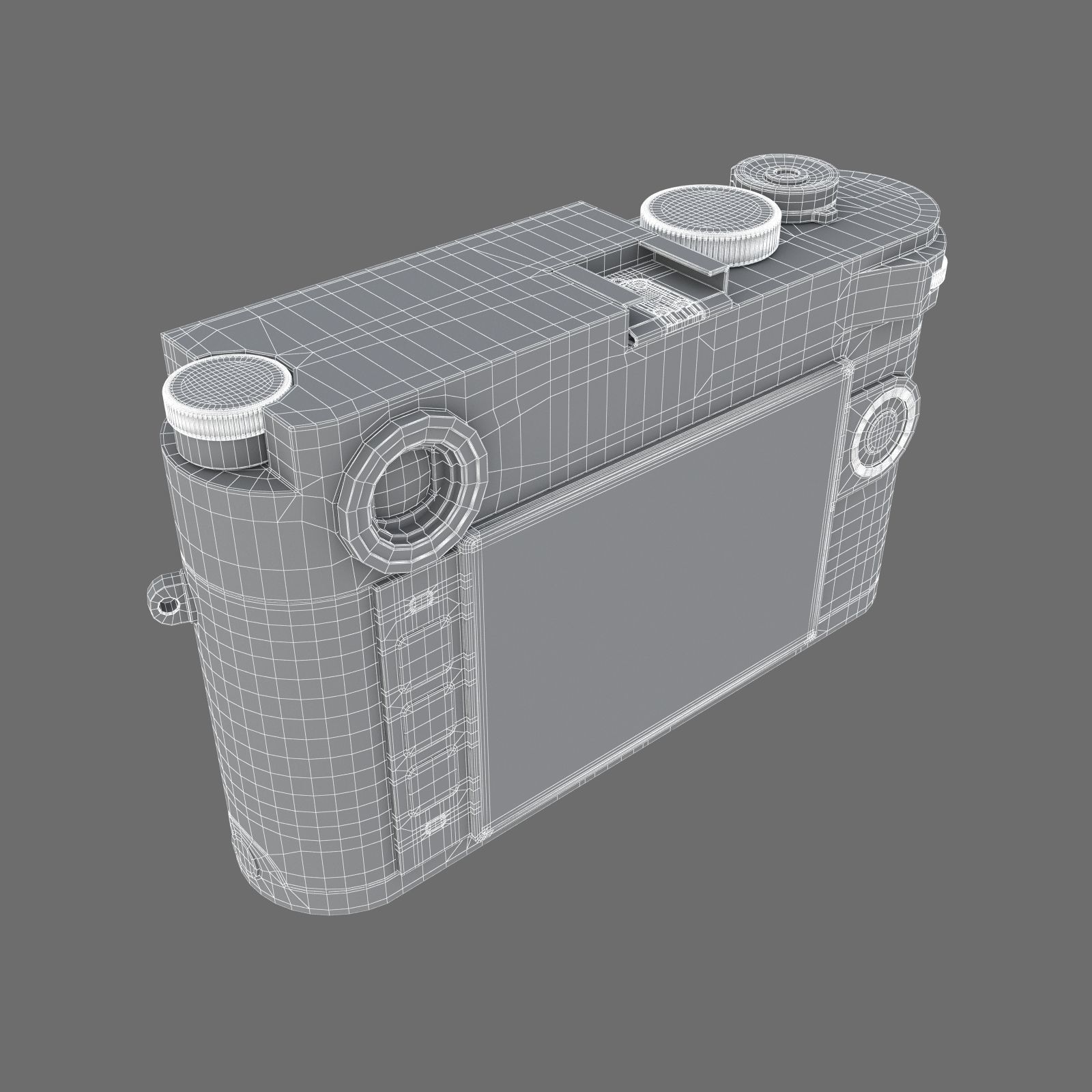 Leica M10 Silver Flagship Camera 2017 3D model_16