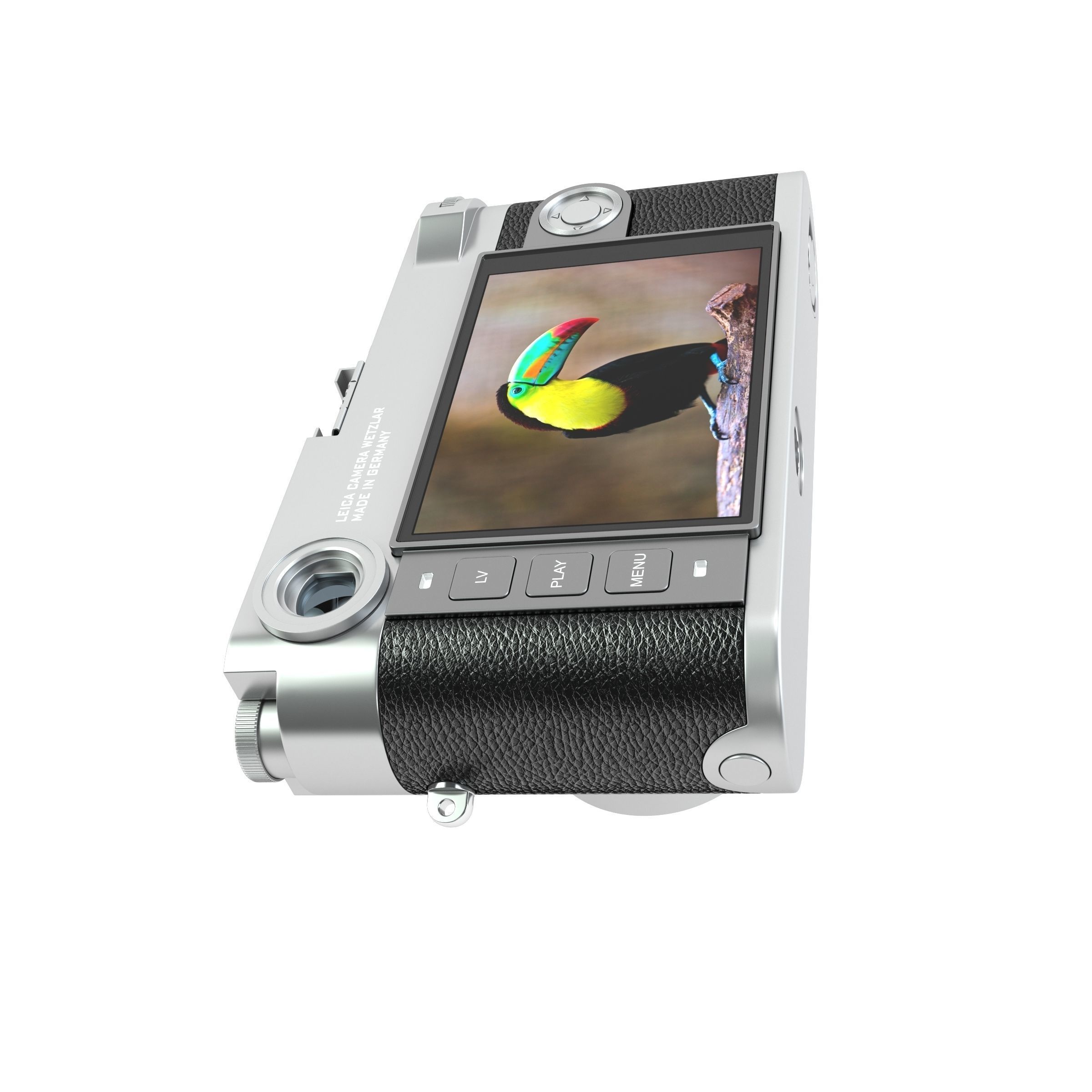 Leica M10 Silver Flagship Camera 2017 3D model_7