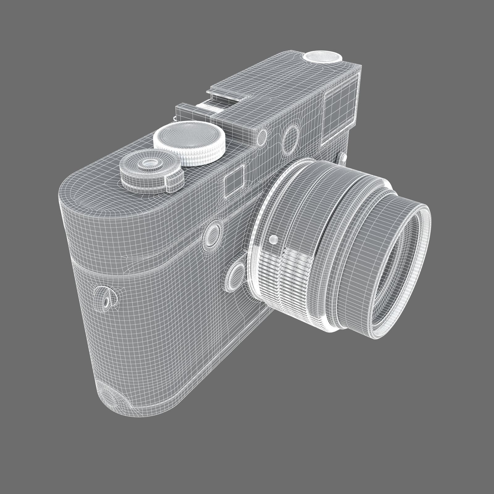 Leica M10 Silver Flagship Camera 2017 3D model_21