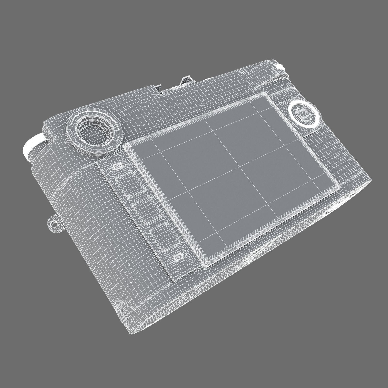 Leica M10 Silver Flagship Camera 2017 3D model_19