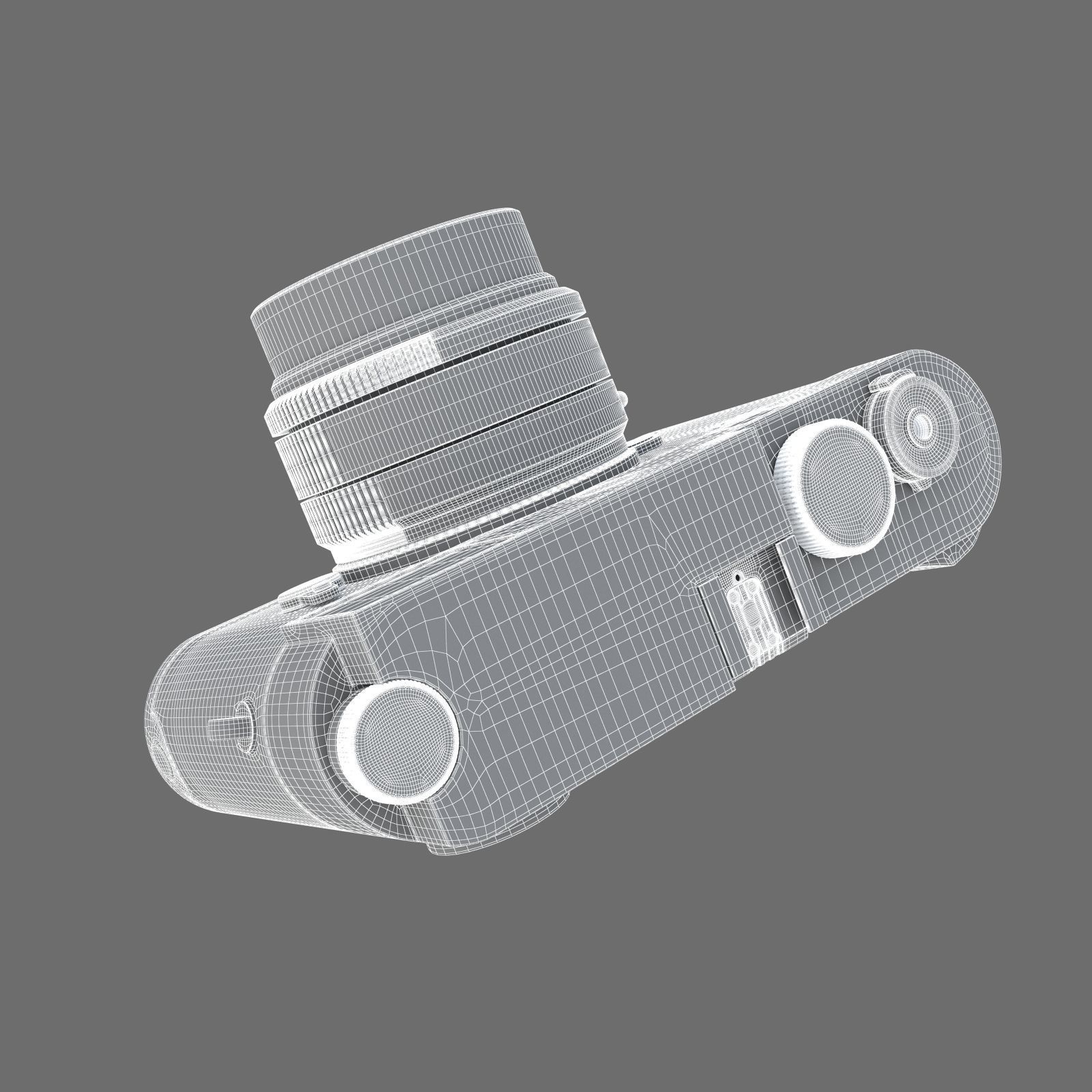 Leica M10 Silver Flagship Camera 2017 3D model_25