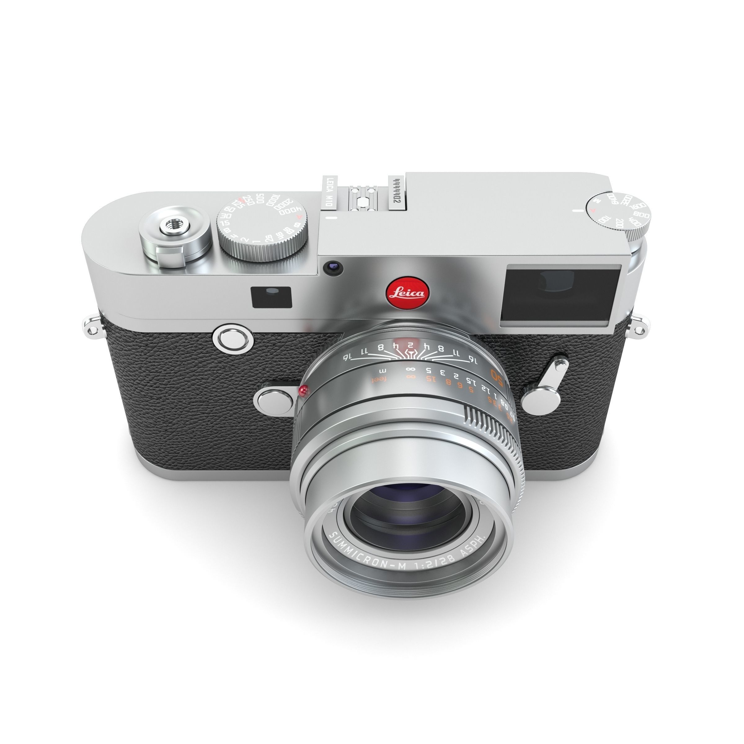 Leica M10 Silver Flagship Camera 2017 3D model_3