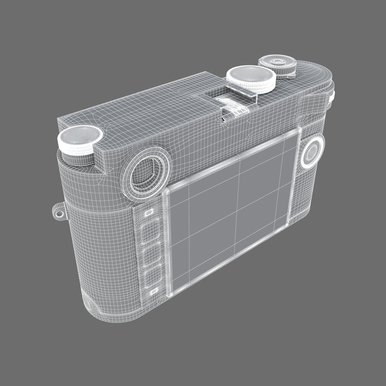 Leica M10 Silver Flagship Camera 2017 3D model_15