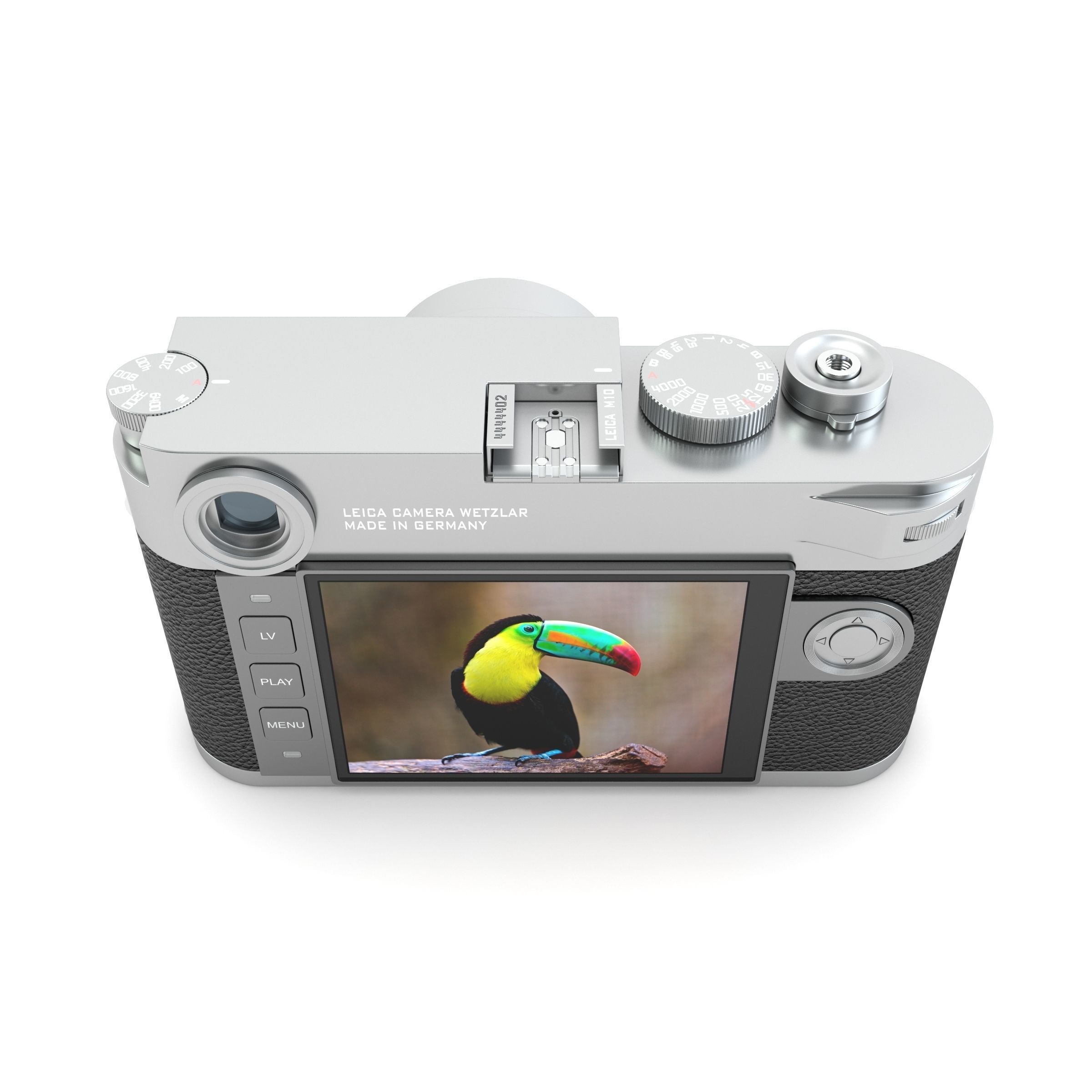 Leica M10 Silver Flagship Camera 2017 3D model_4