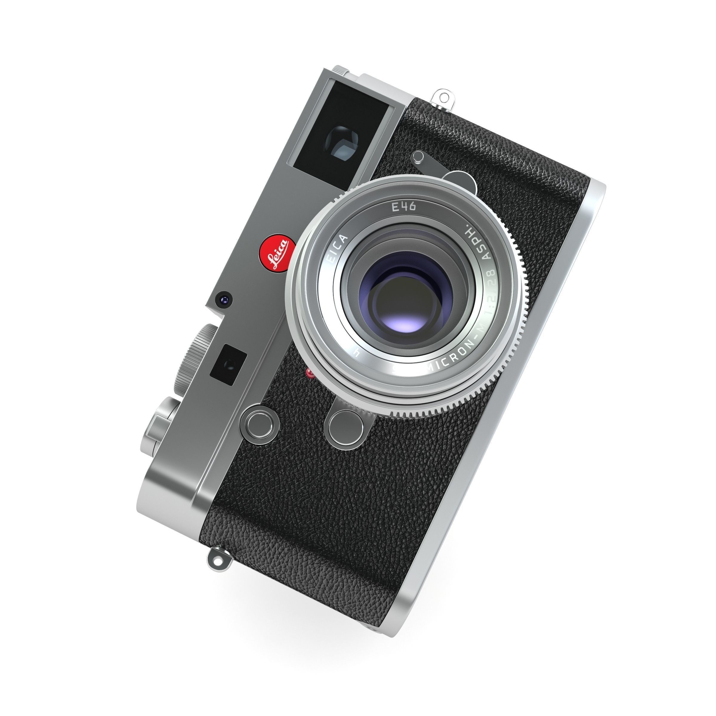 Leica M10 Silver Flagship Camera 2017 3D model_10