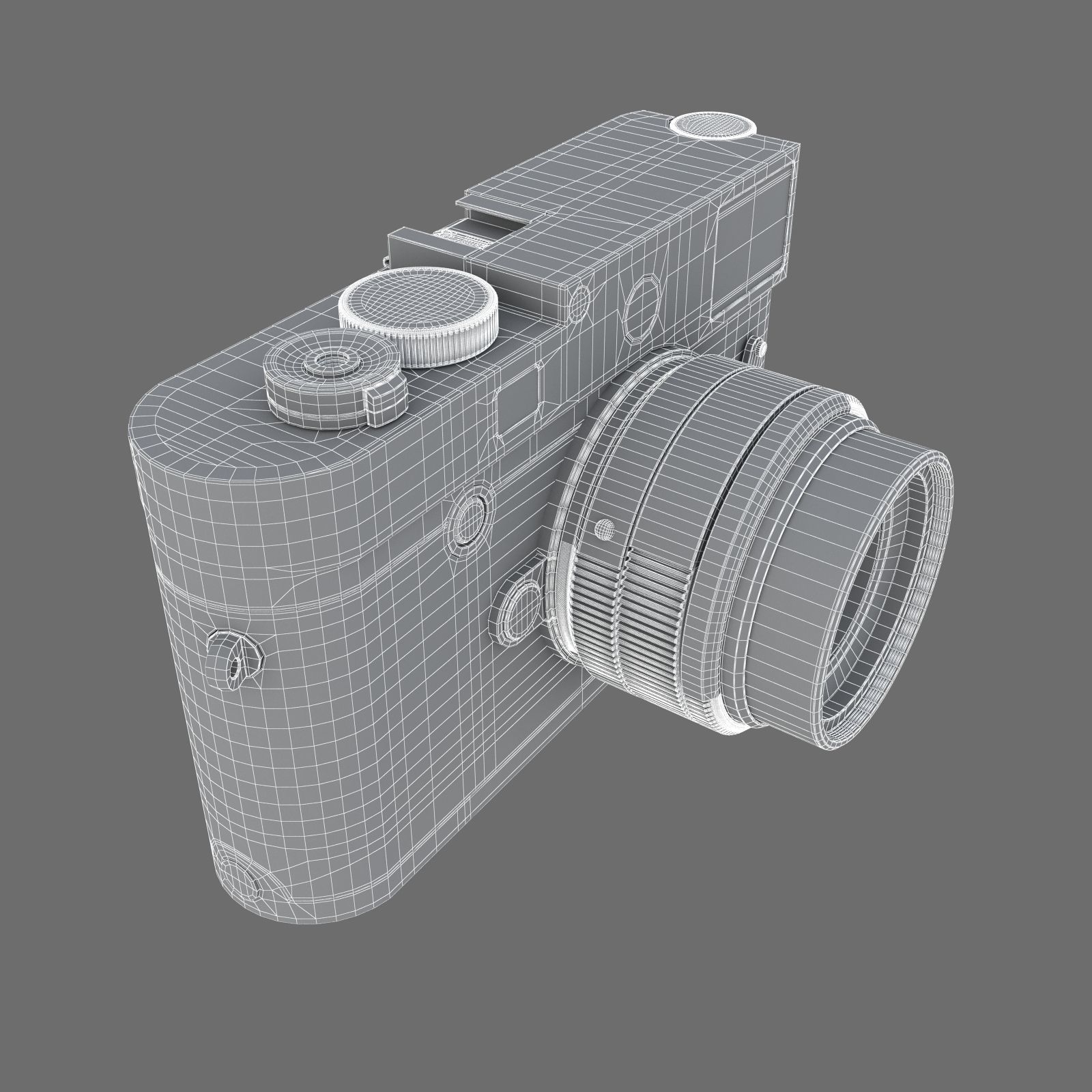 Leica M10 Silver Flagship Camera 2017 3D model_14