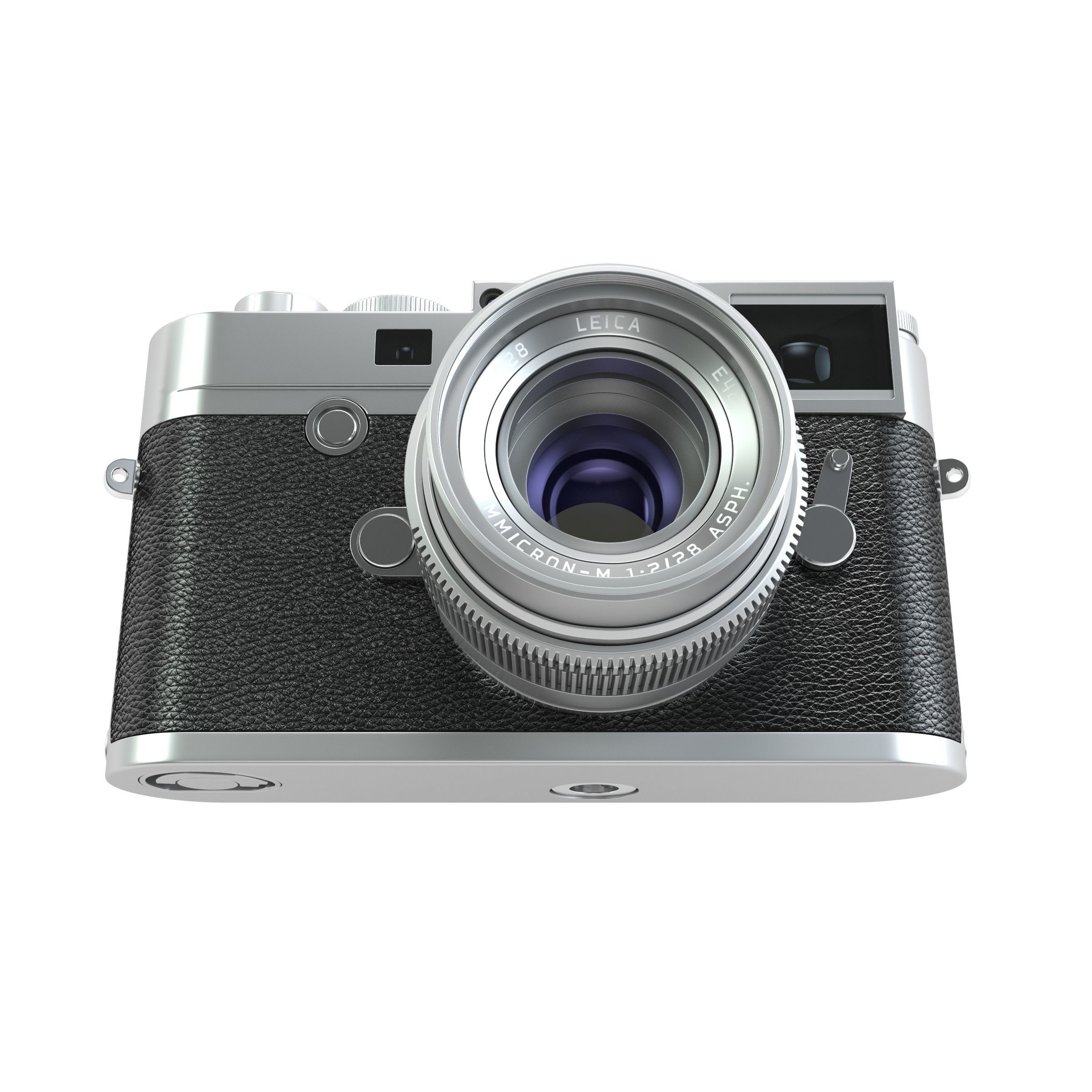 Leica M10 Silver Flagship Camera 2017 3D model_6