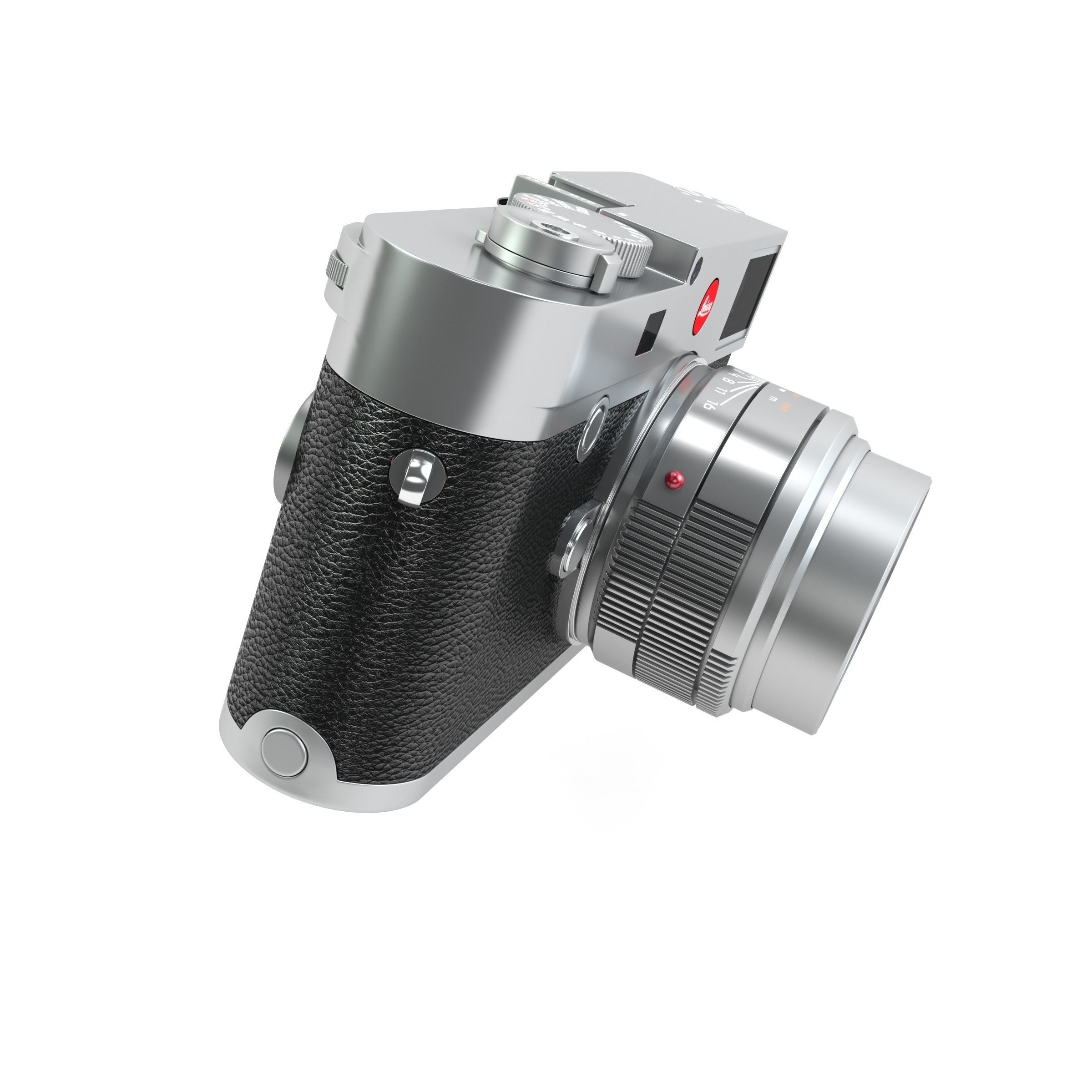 Leica M10 Silver Flagship Camera 2017 3D model_9