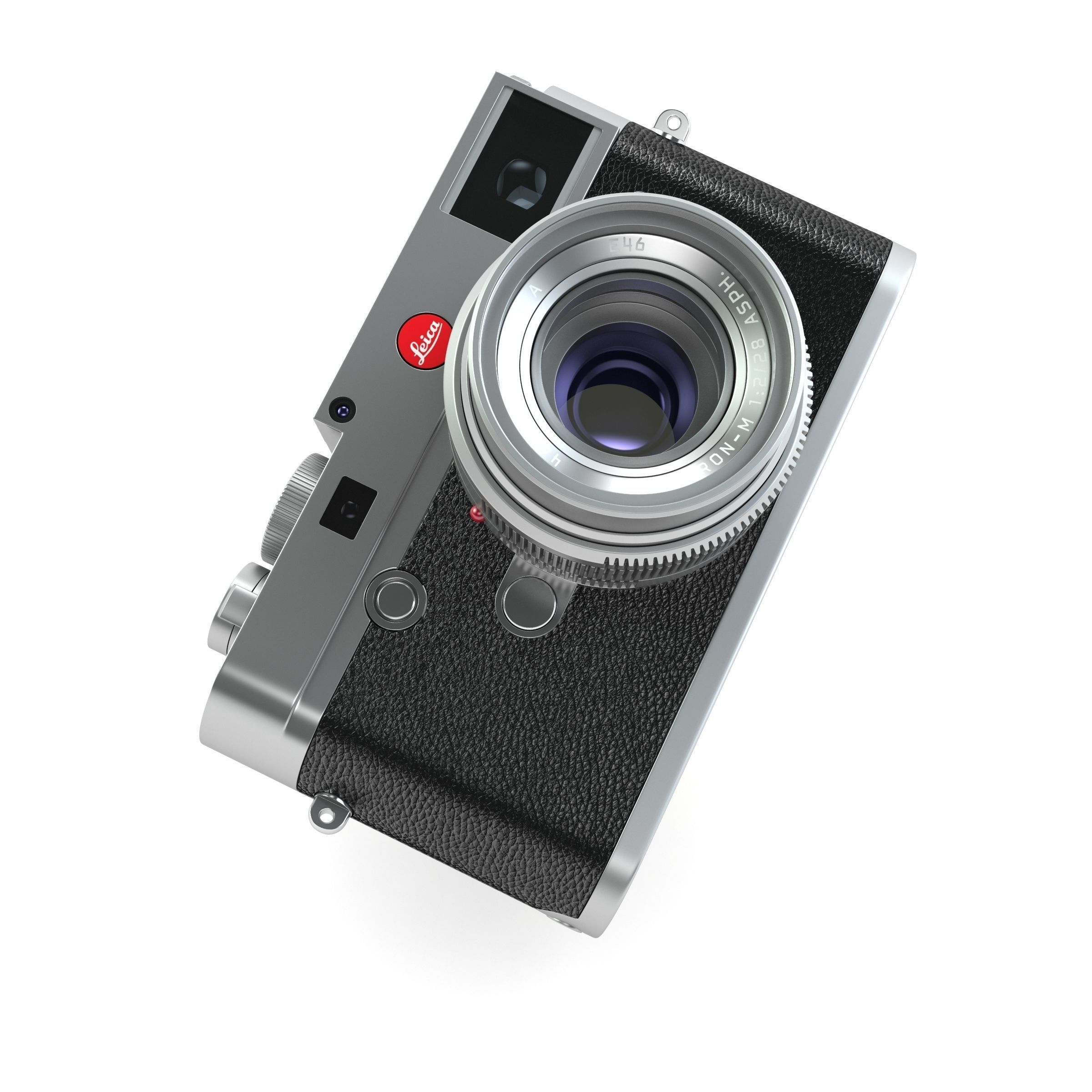 Leica M10 Silver Flagship Camera 2017 3D model_8