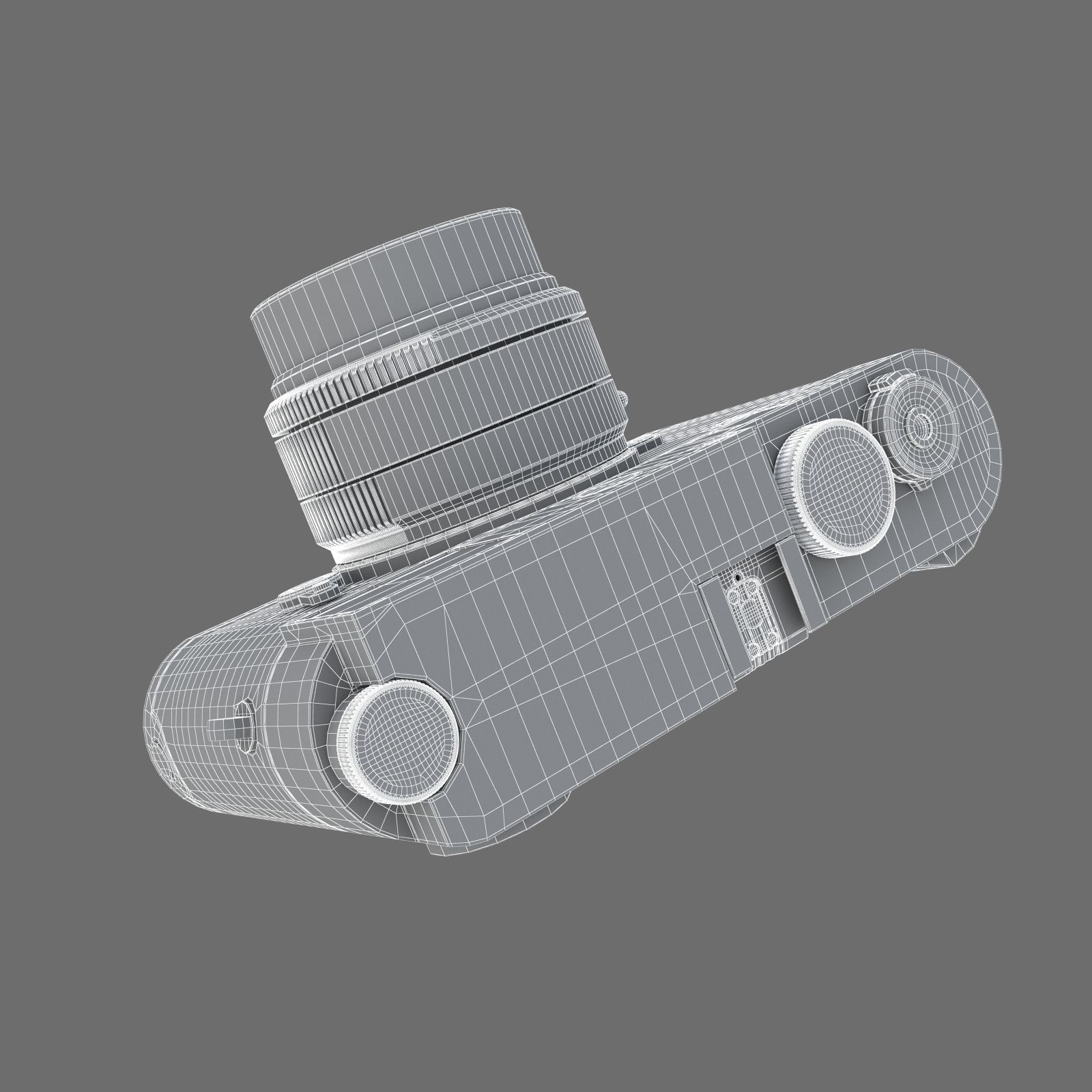 Leica M10 Silver Flagship Camera 2017 3D model_23