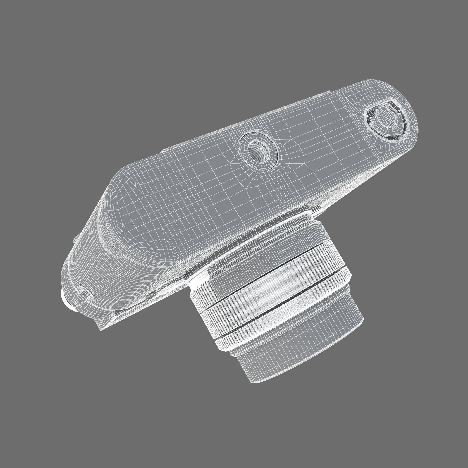 Leica M10 Silver Flagship Camera 2017 3D model_24