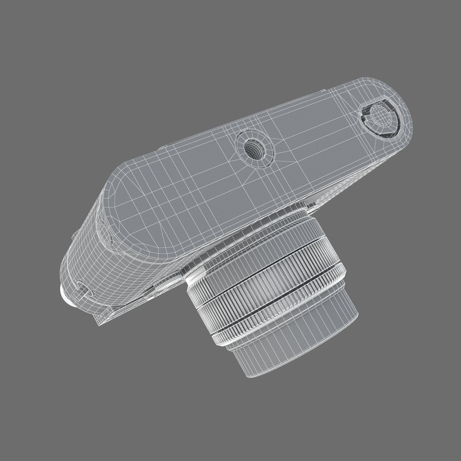 Leica M10 Silver Flagship Camera 2017 3D model_22