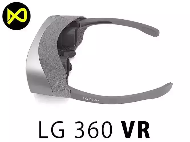 LG 360 VR Virtual Reality Headset 3D model