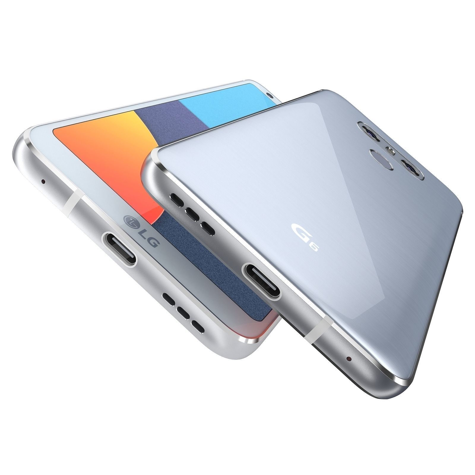 LG G6 All Colors 3D model_22