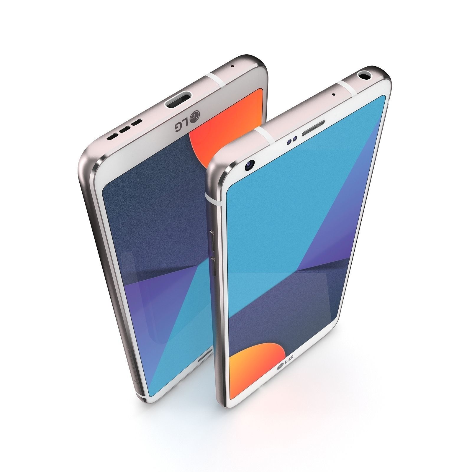 LG G6 All Colors 3D model_36