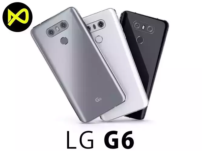 LG G6 All Colors 3D model