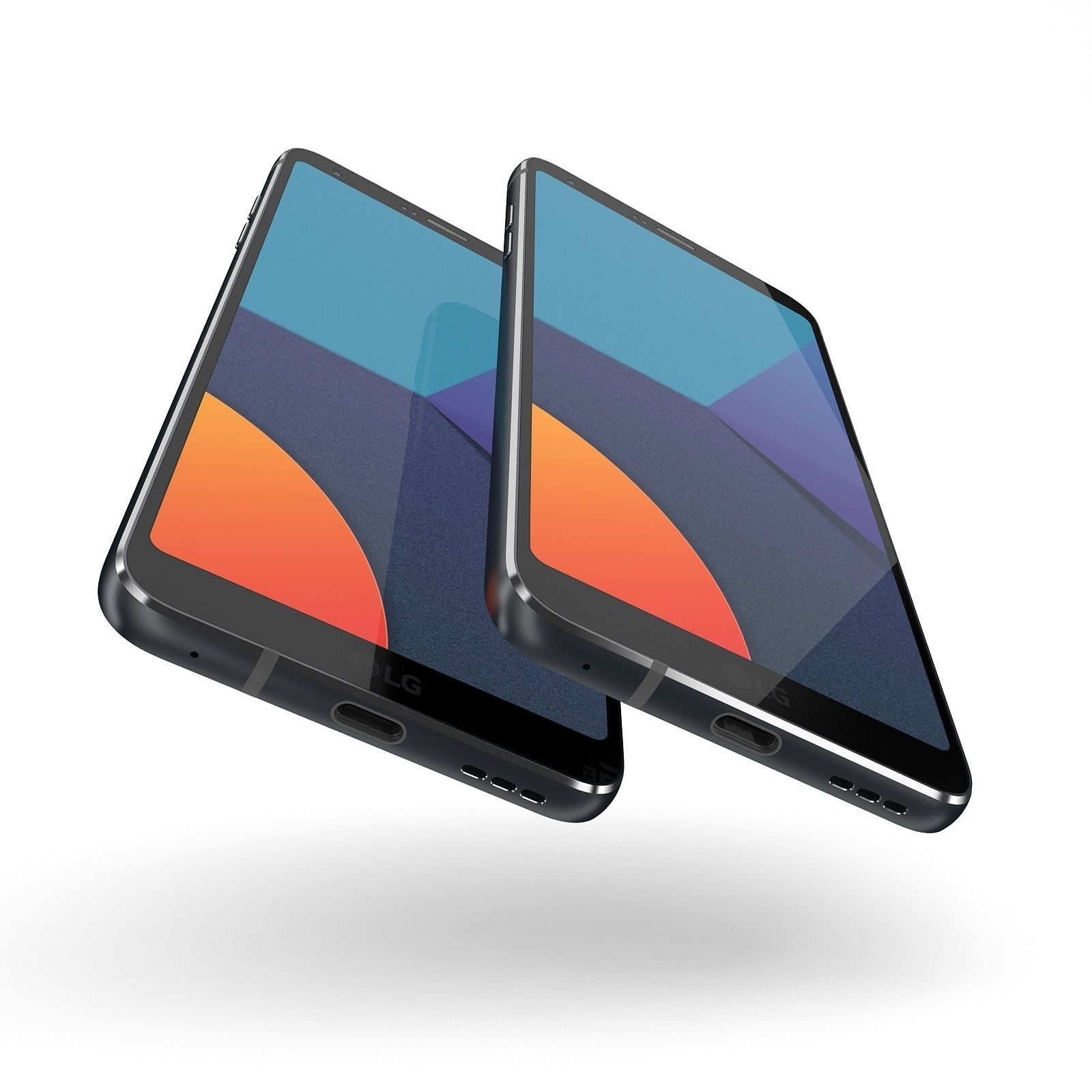 LG G6 All Colors 3D model_10
