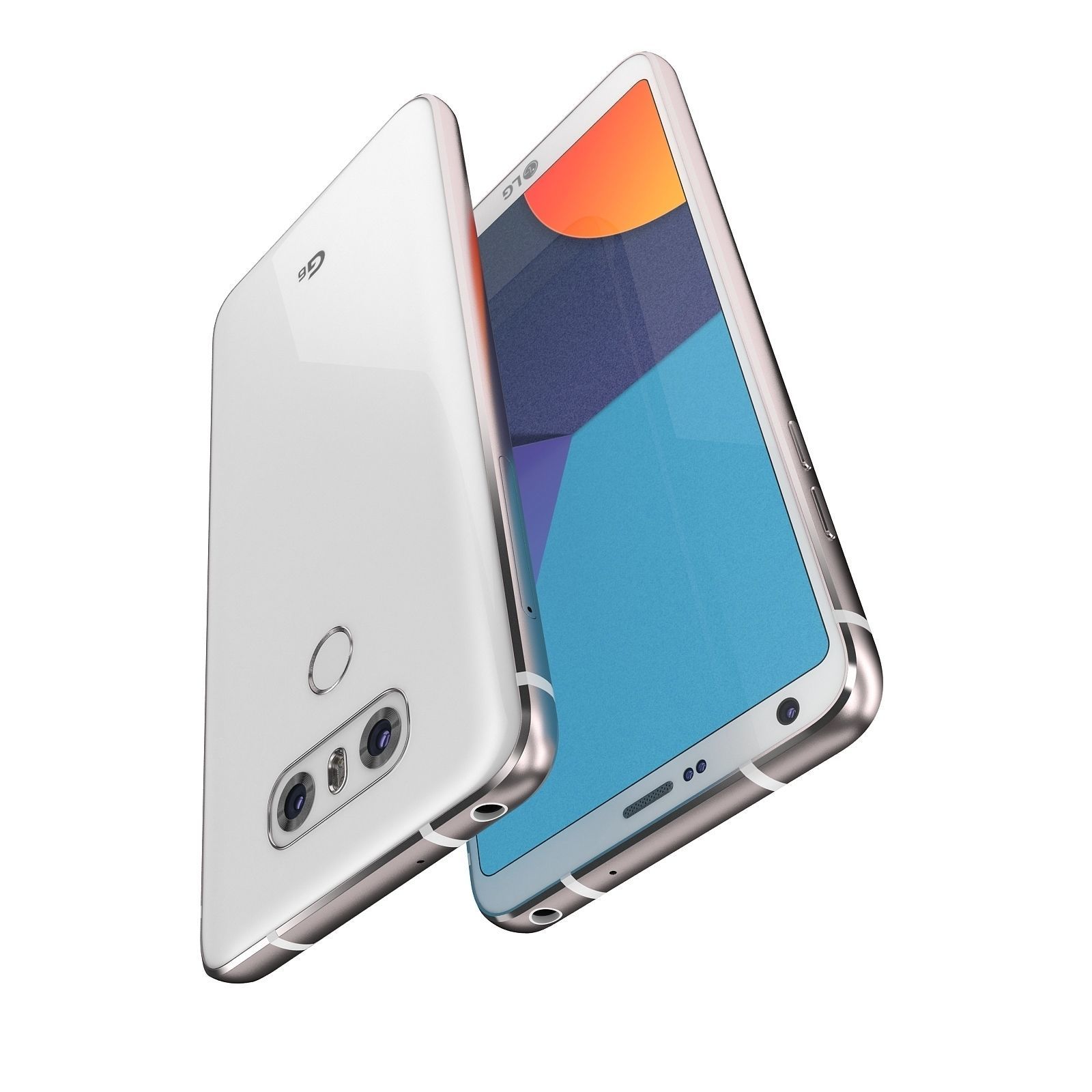 LG G6 All Colors 3D model_32