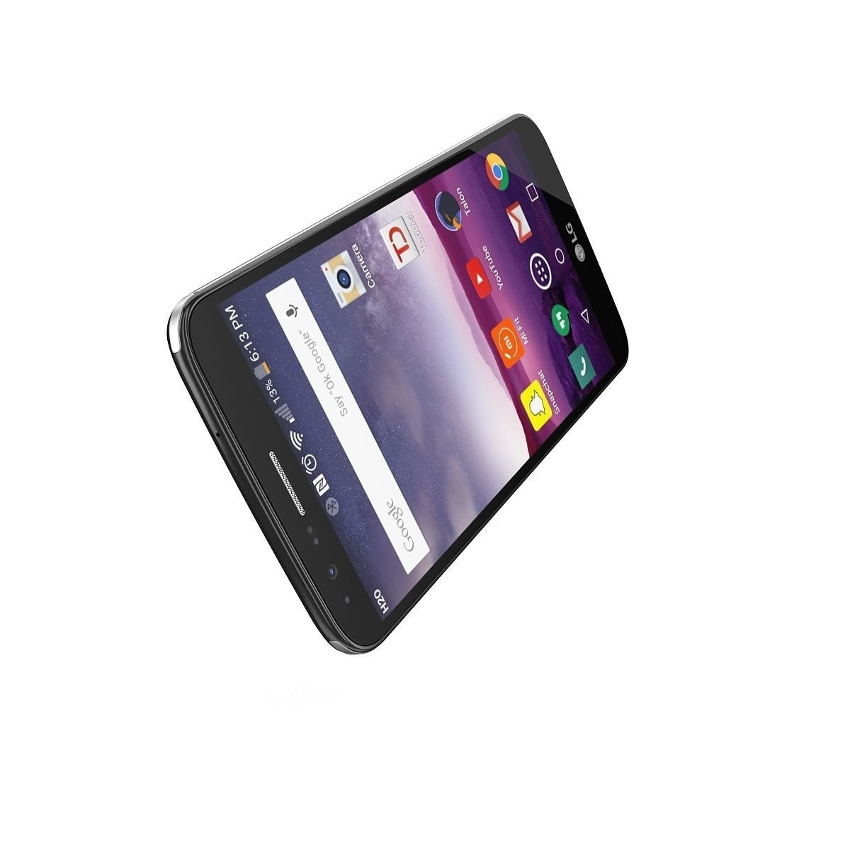 LG Stylus 3 2017 Stylo 3 Black 3D model_4