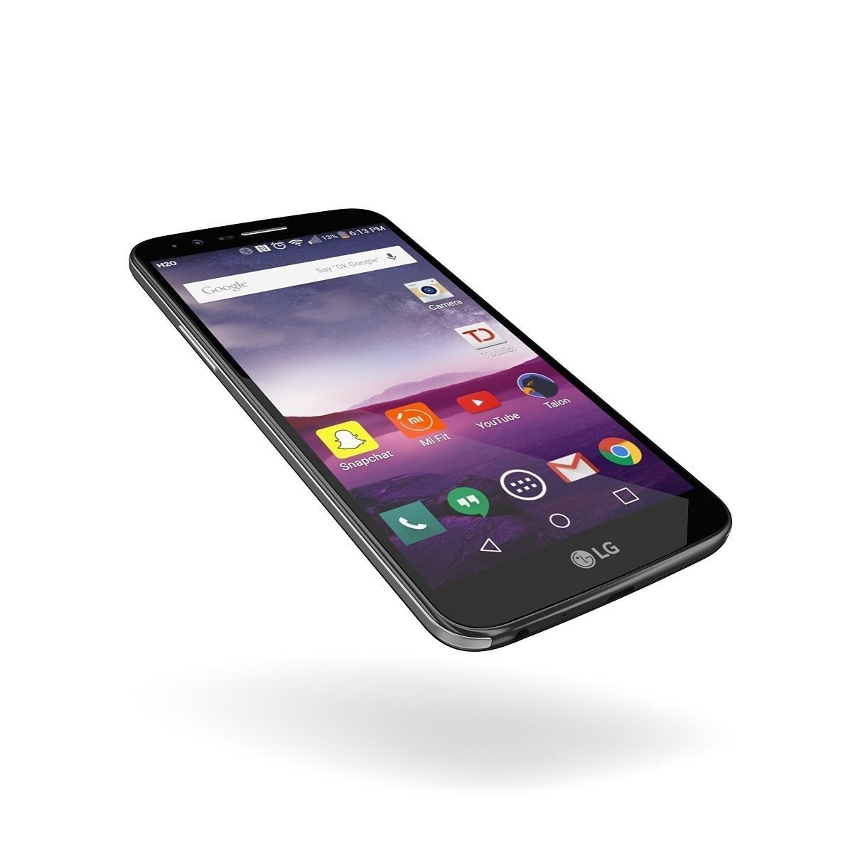 LG Stylus 3 2017 Stylo 3 Black 3D model_1