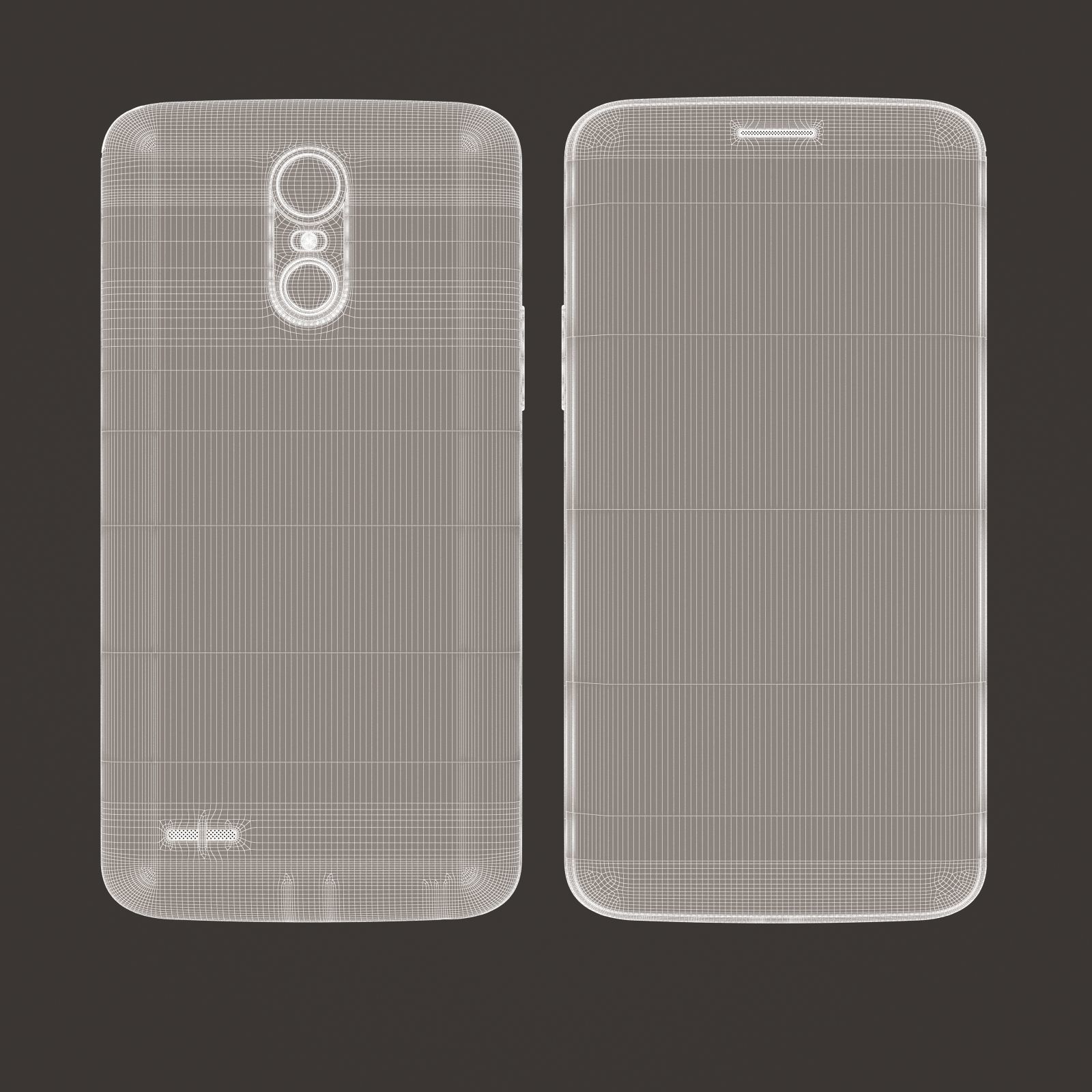 LG Stylus 3 2017 Stylo 3 Black 3D model_16