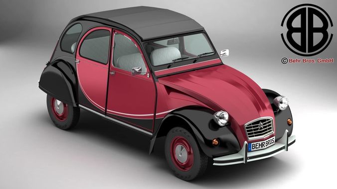 Citroen 2CV6 Charleston 3D model