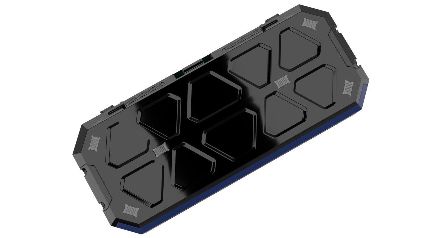 Sci Fi Crate 1 3D model_2