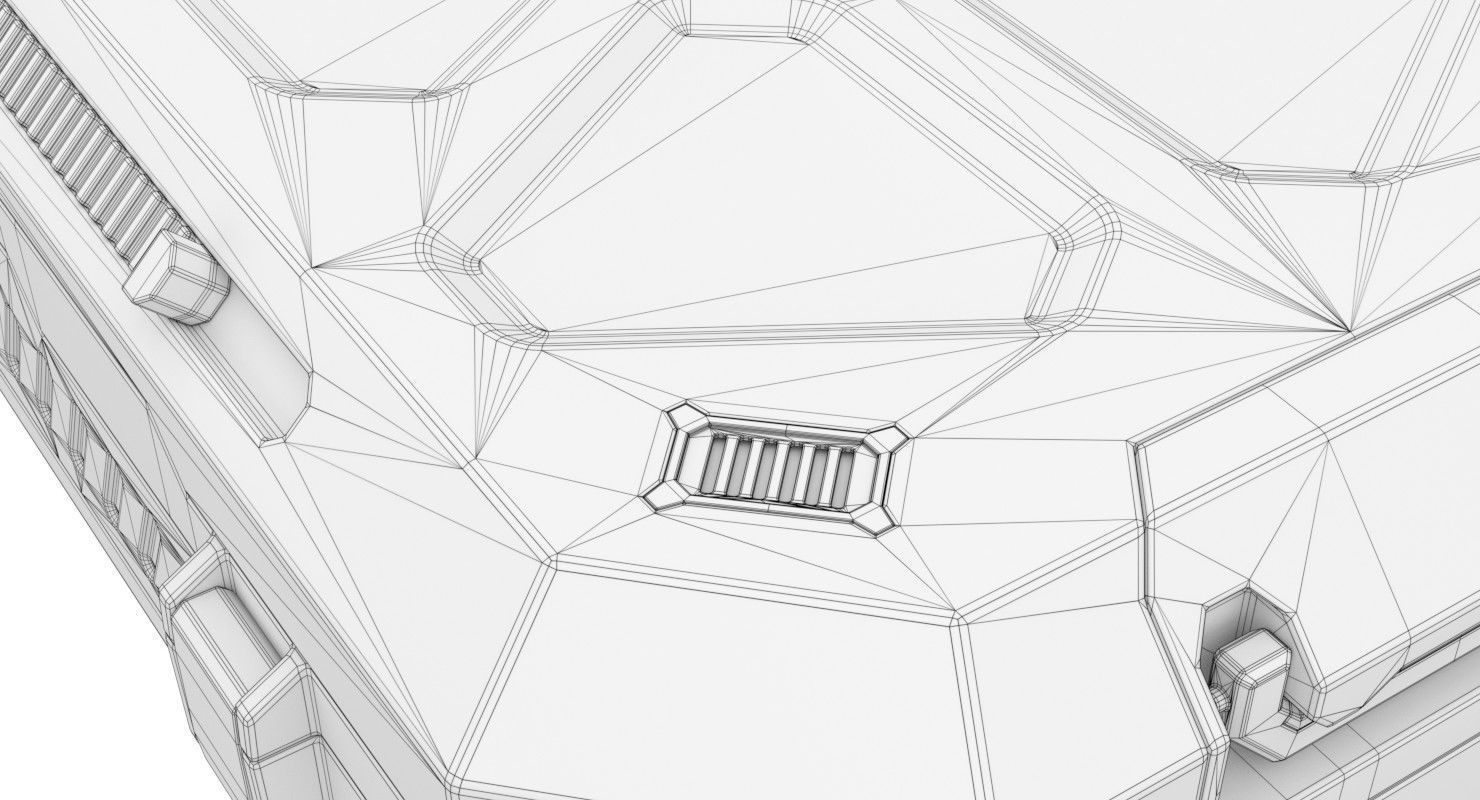 Sci Fi Crate 1 3D model_9