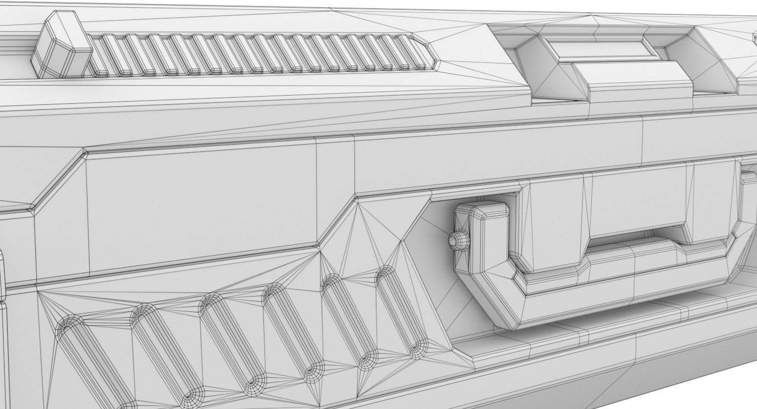 Sci Fi Crate 1 3D model_11