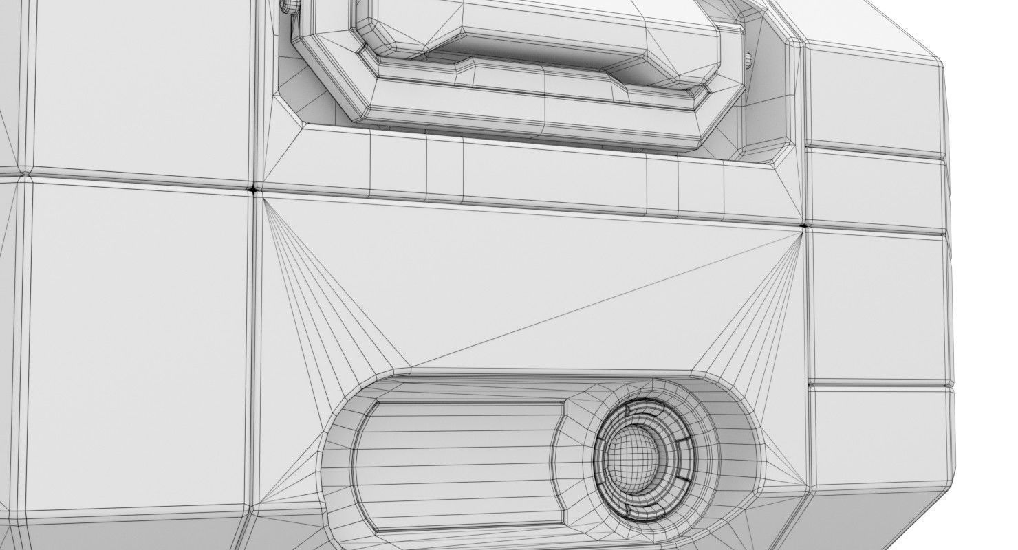 Sci Fi Crate 1 3D model_10