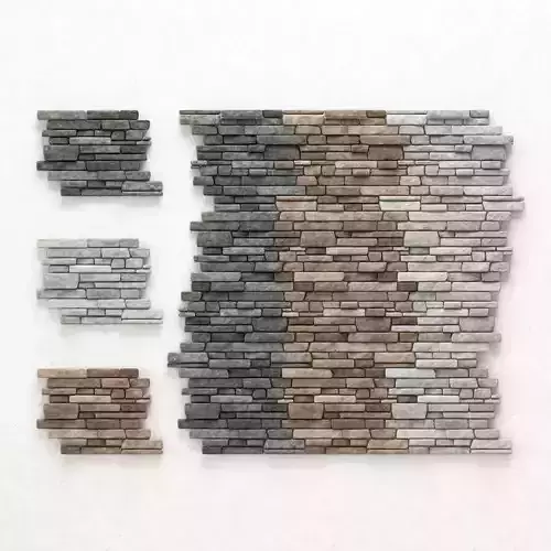 Clinker brick 3D model