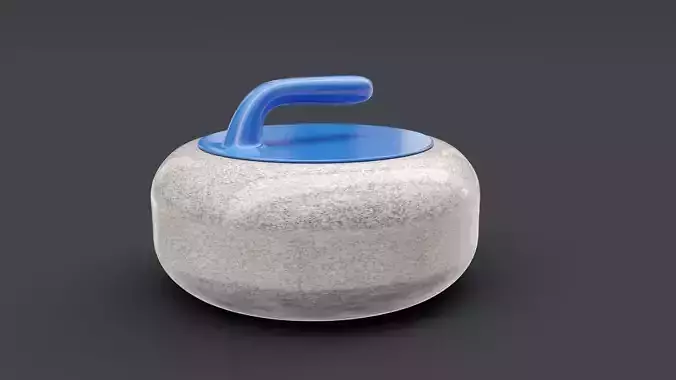 Curling Stone 3D model
