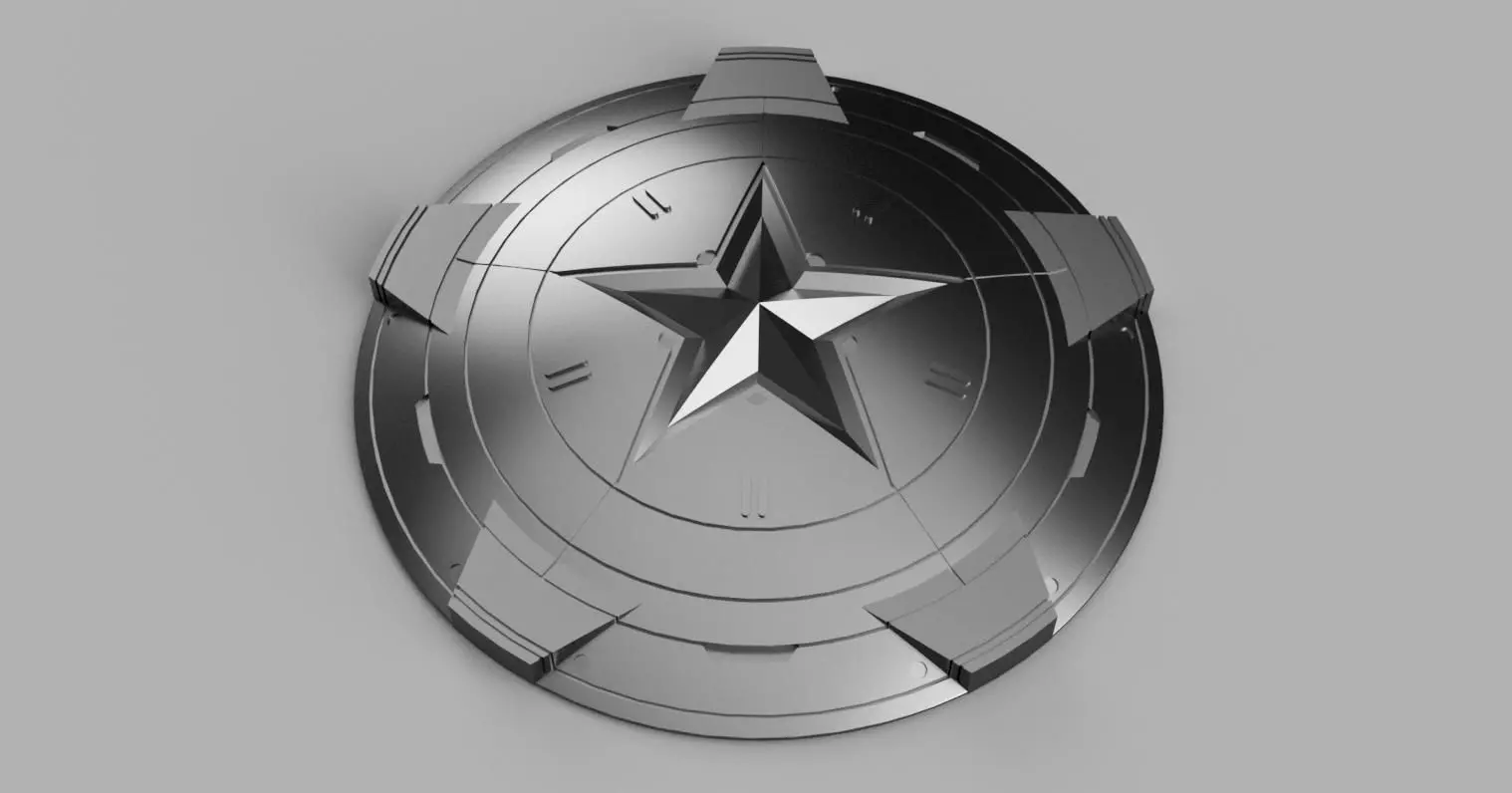 Marvel Captain America Shield - Play Arts Kai version 3D print model