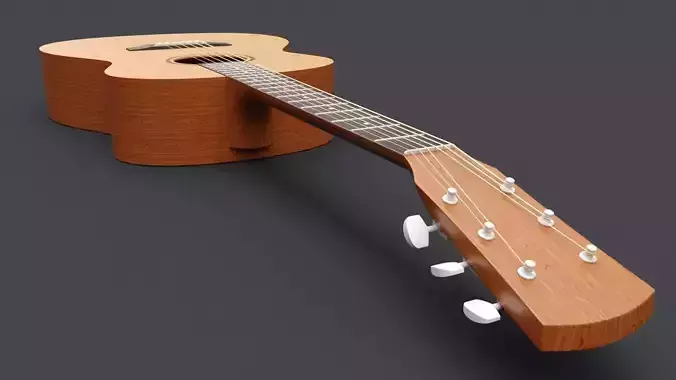 Acoustic Guitar 3D model