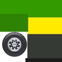 Low poly car different colored vehicles Low-poly 3D model_2