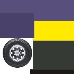 Low poly car different colored vehicles Low-poly 3D model_3