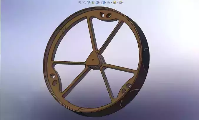 180mm Diameter MegaBoeBot Wheel Kit