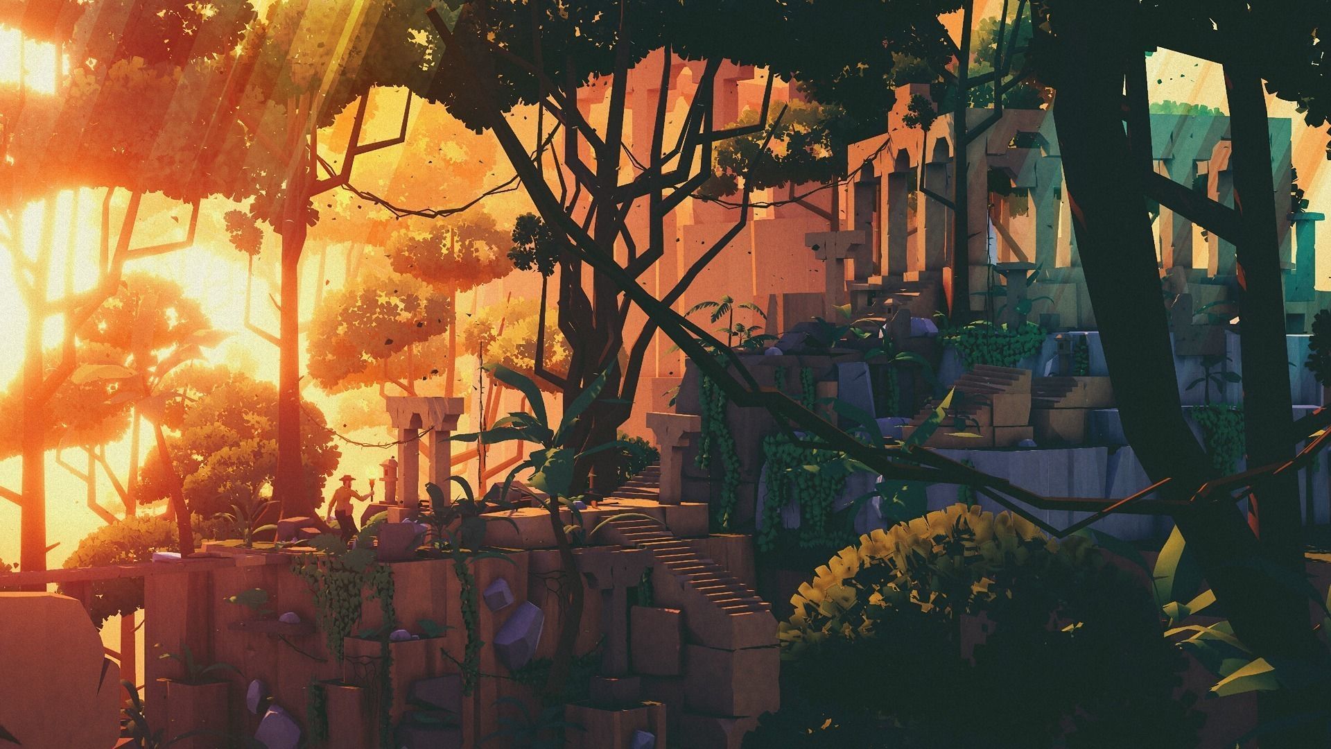 The Lost Lands Low-poly 3D model_0