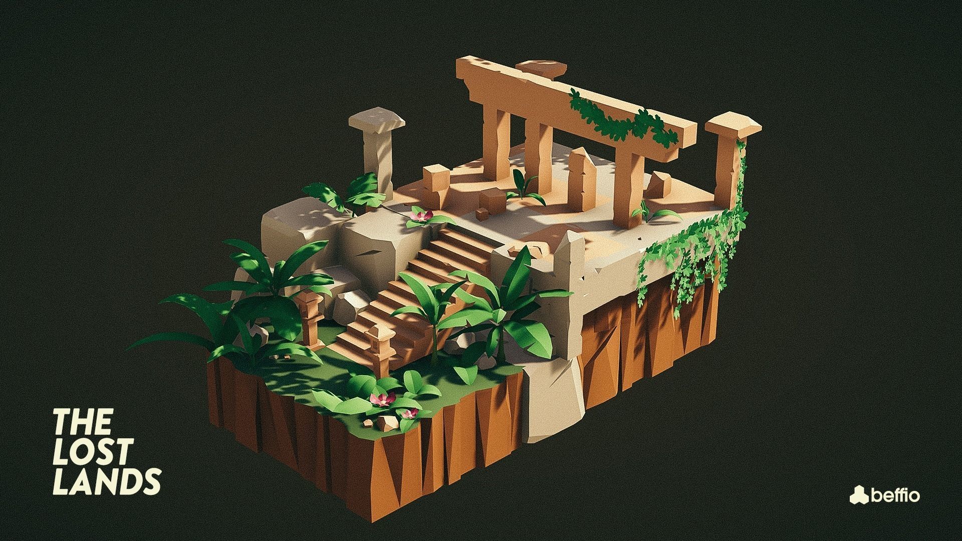 The Lost Lands Low-poly 3D model_4